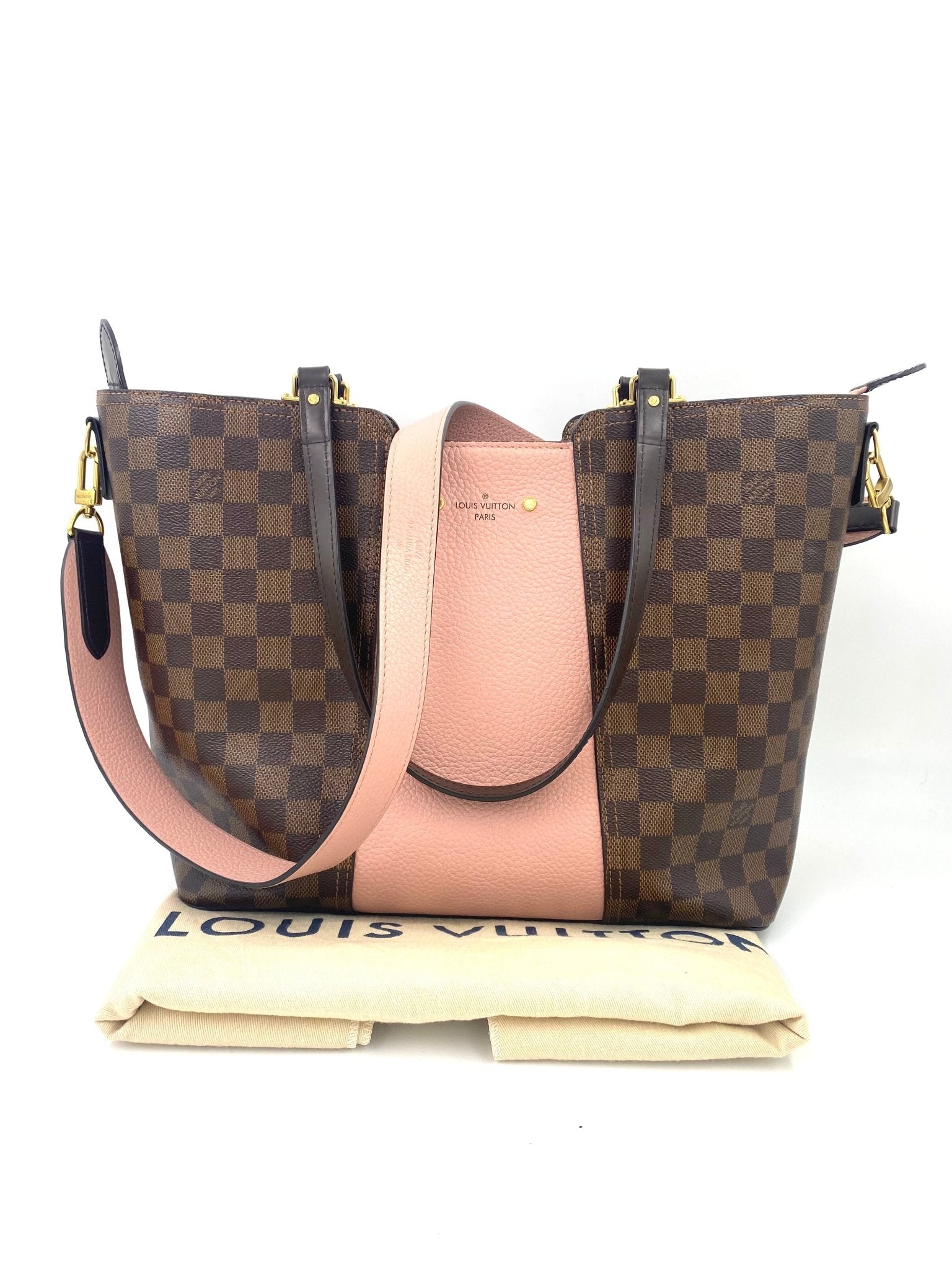 LOUIS VUITTON Jersey Magnolia Damier Ebene - Clutch & Macarons - FL3178 - Clutch & Macarons - 