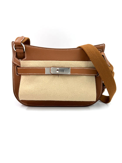 HERMÈS Jypsiere Mini Evercolor Gold PHW