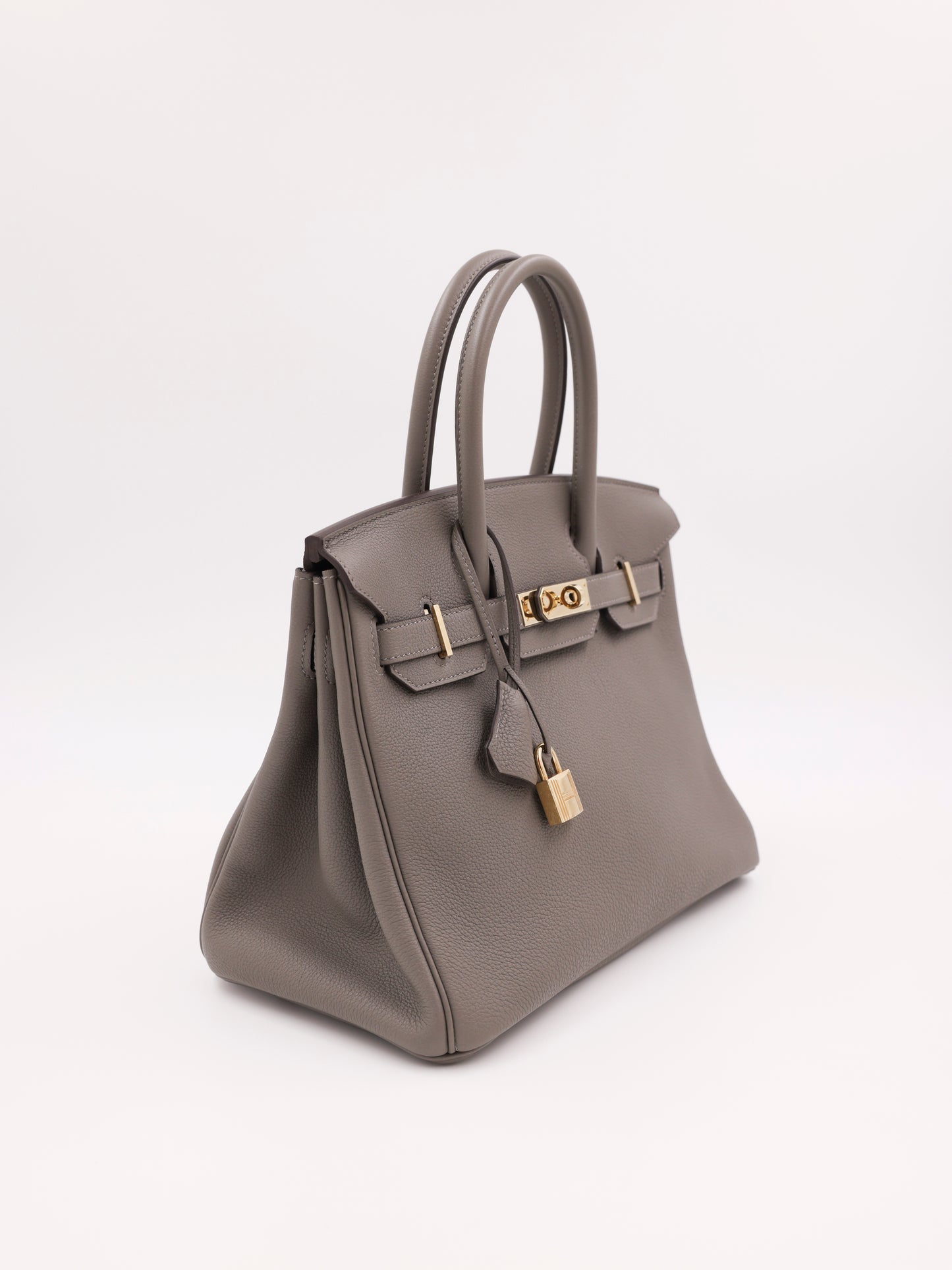 HERMÈS Birkin 30 Togo Etain PBH