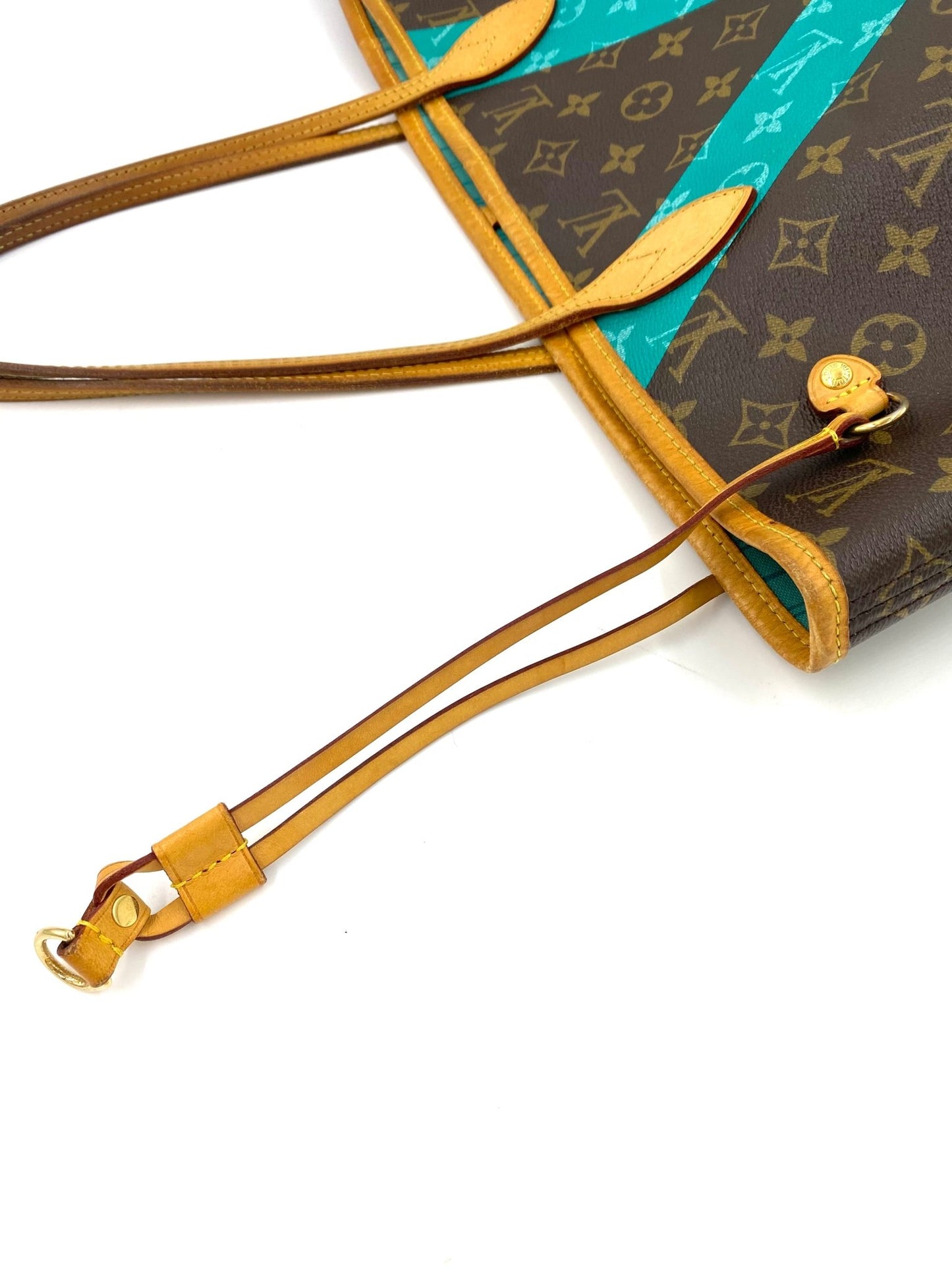 LOUIS VUITTON Neverfull MM Monogram - V Turquoise - Clutch & Macarons - CA1105 - Clutch & Macarons - 