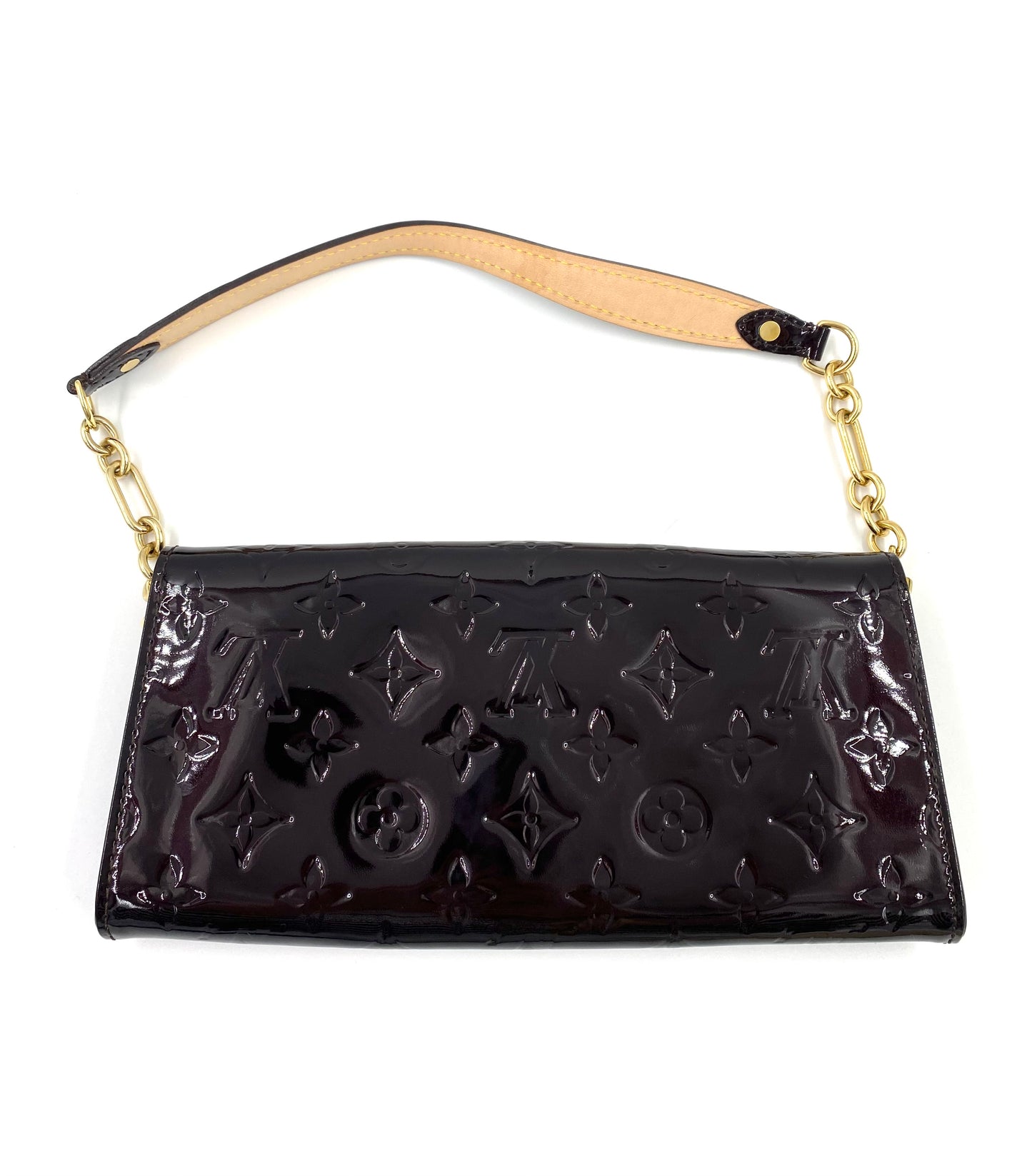 LOUIS VUITTON Sunset Boulevard Monogram Vernis bordeaux