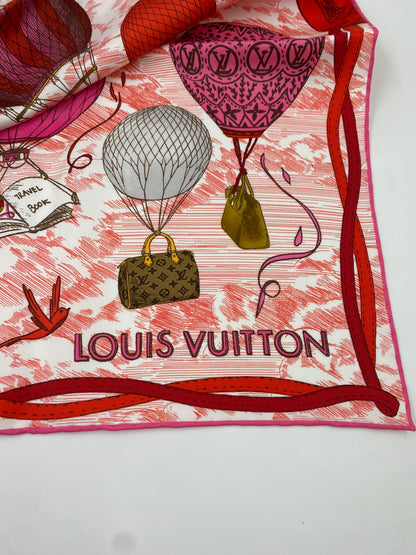 LOUIS VUITTON Tuch Up and Away Square Poppy
