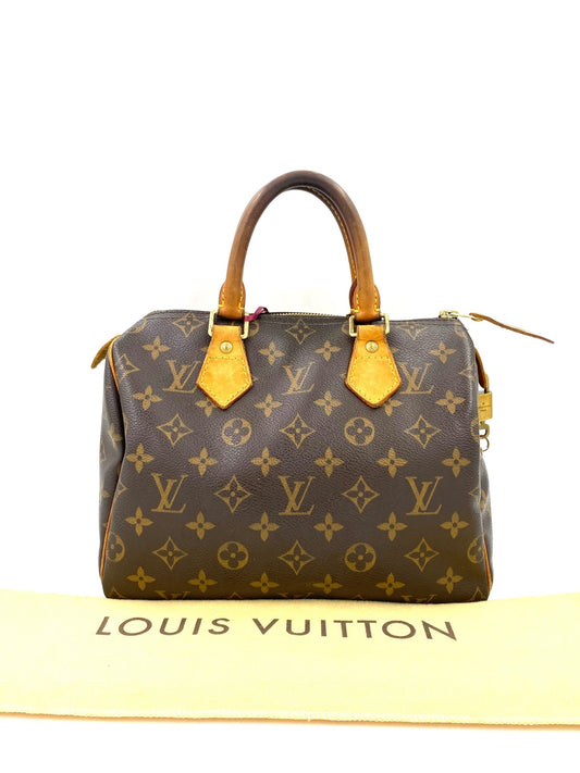 LOUIS VUITTON Speedy 25 Monogram Canvas - Clutch & Macarons - DU4059 - Clutch & Macarons - 