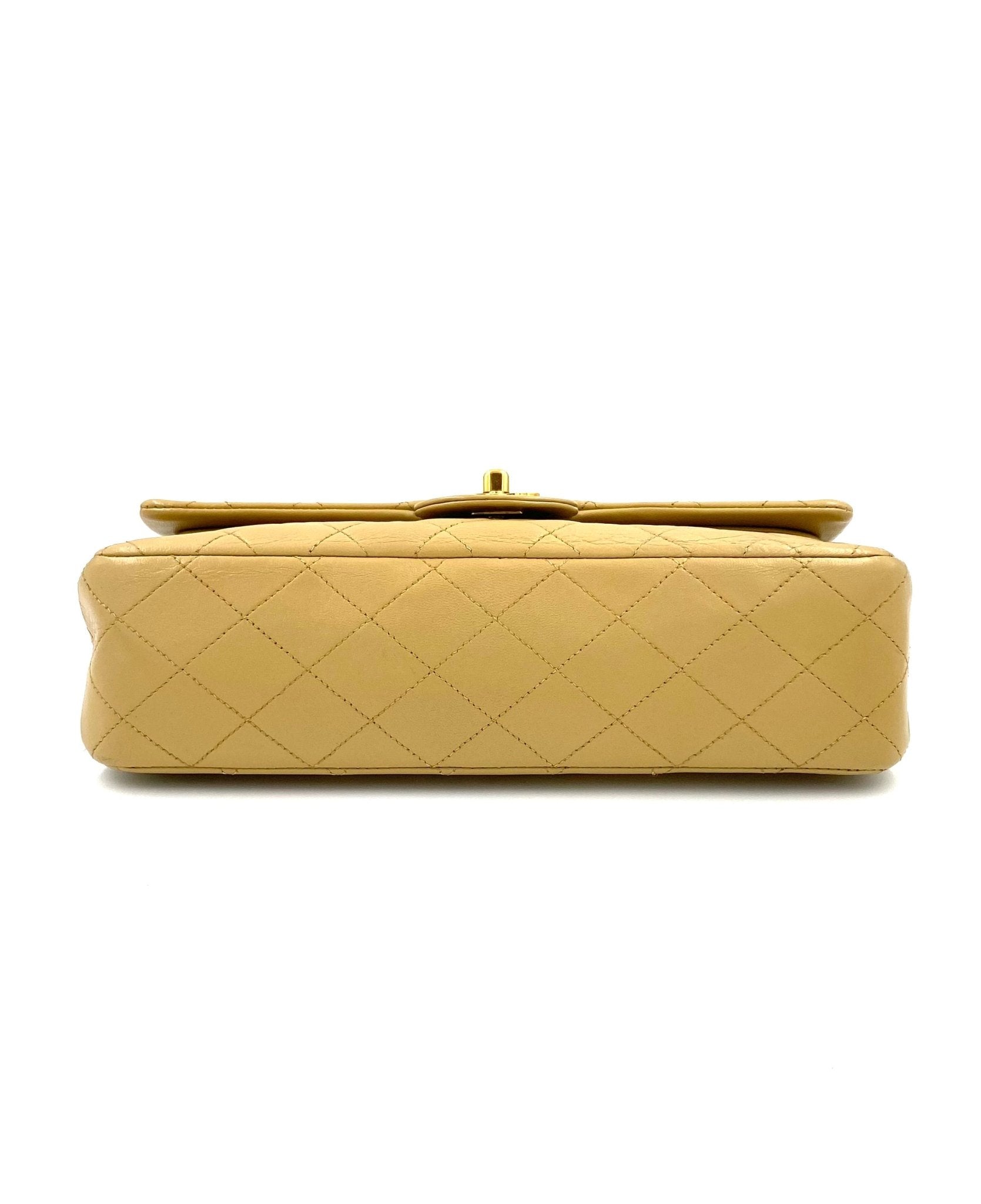 CHANEL Double Flap Bag medium beige Lammleder - Clutch & Macarons - 1480531 - Clutch & Macarons - 