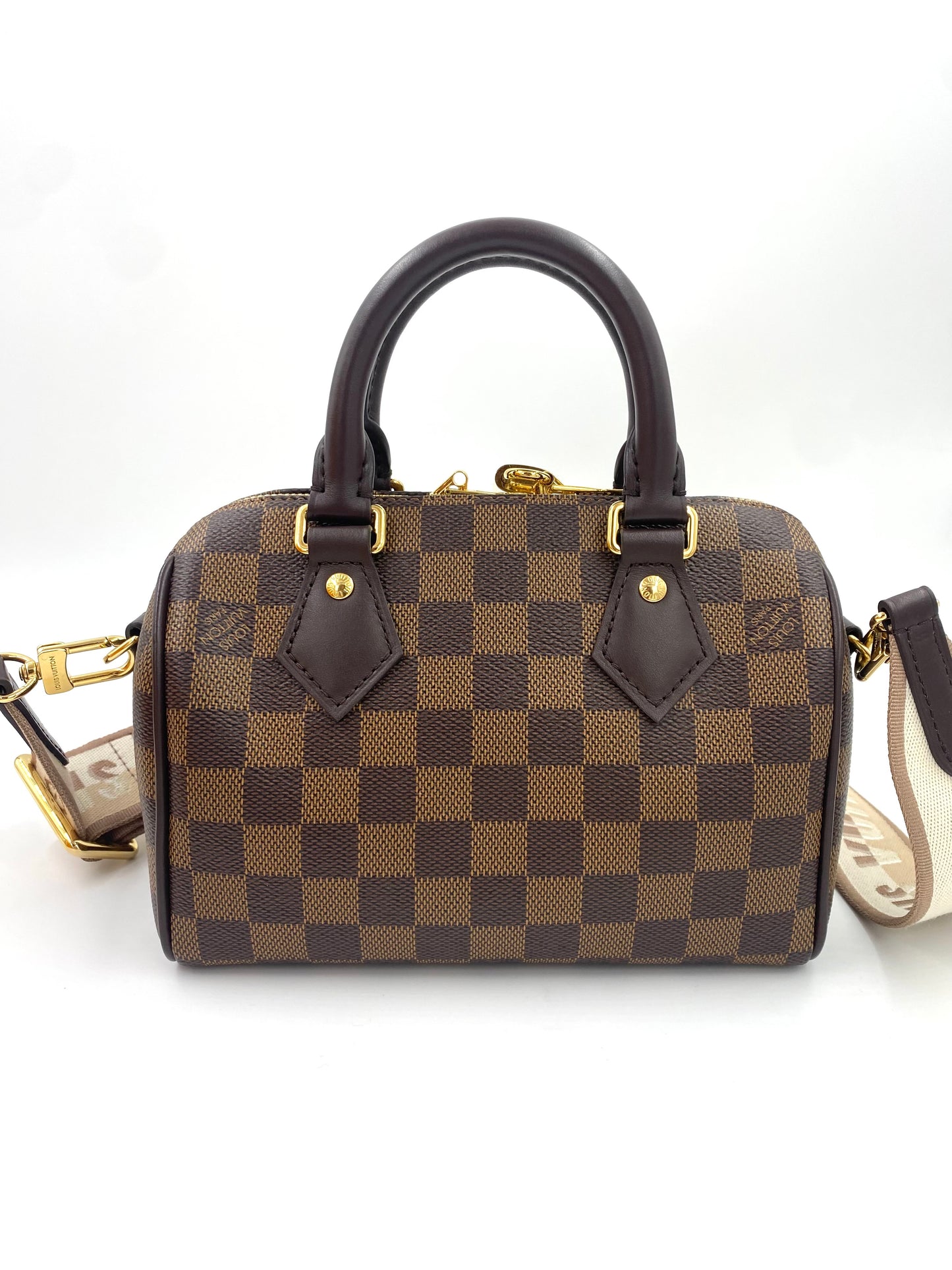 LOUIS VUITTON Speedy Bandouliere 20 Damier ebene