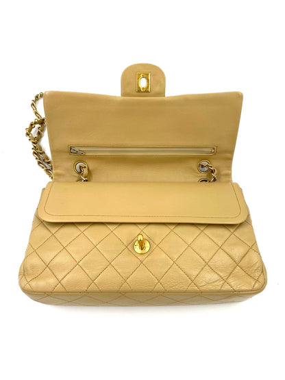 CHANEL Double Flap Bag medium beige Lammleder - Clutch & Macarons - 1480531 - Clutch & Macarons - 