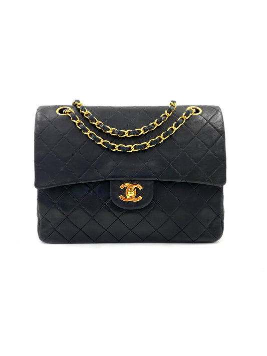 CHANEL Timeless Double Flap Bag medium schwarz Lammleder - Clutch & Macarons - 1447548 - Clutch & Macarons - 