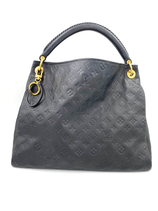 LOUIS VUITTON Artsy MM Monogram Empreinte noir