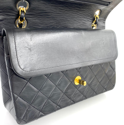 CHANEL Timeless Double Flap Bag Medium Lammleder