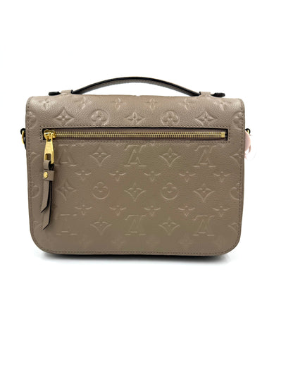 LOUIS VUITTON Pochette Metis Monogram Empreinte Tourterelle