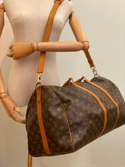 LOUIS VUITTON Vintage Keepall Bandouliere 55 Monogram Canvas