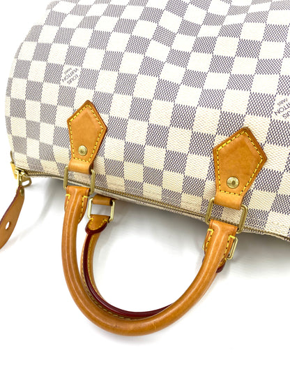 LOUIS VUITTON Speedy 30 Damier Azur