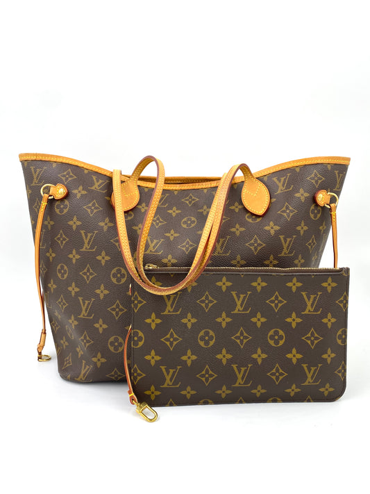 LOUIS VUITTON Neverfull MM Monogram Canvas mit Pochette