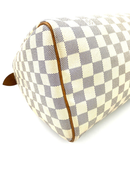 LOUIS VUITTON Speedy 30 damier azur - Clutch & Macarons - BA2192 - Clutch & Macarons - 