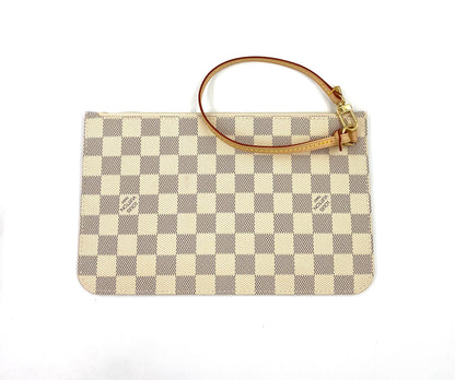 LOUIS VUITTON Neverfull GM Damier azur mit Pochette