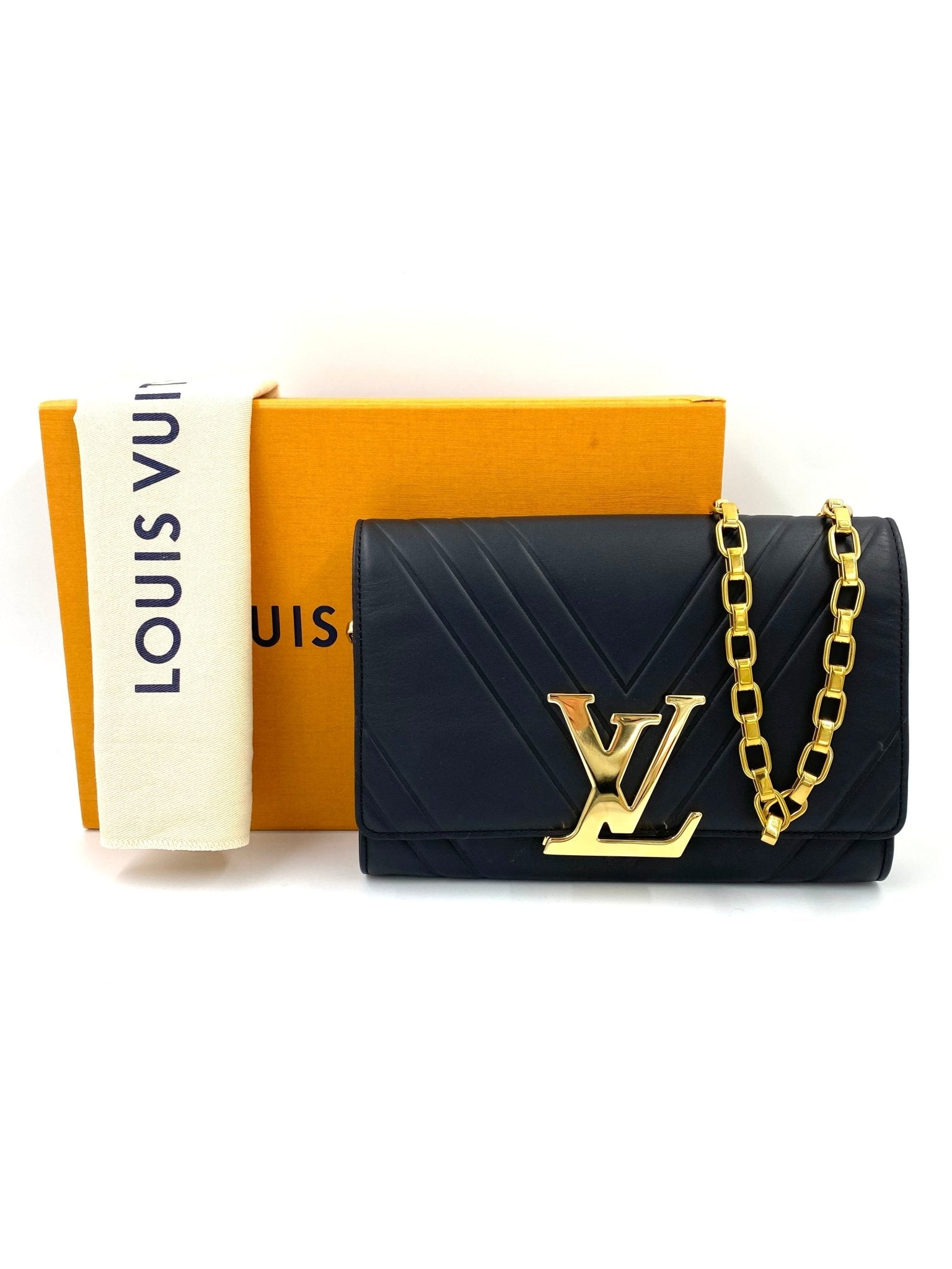 LOUIS VUITTON Pochette Louise schwarz - Clutch & Macarons - Clutch & Macarons - 