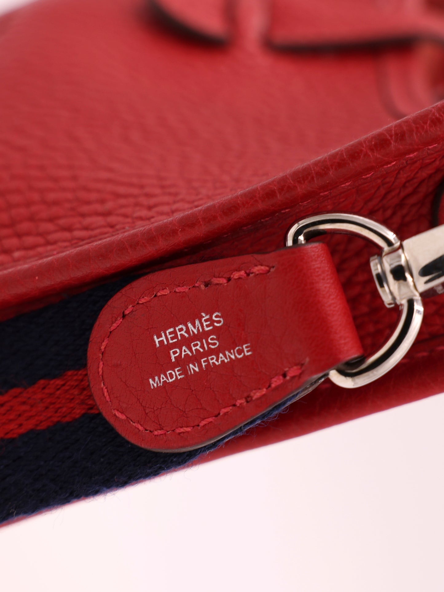 HERMÈS Evelyne 16 Clemence Rouge Grenat PHW