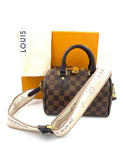 LOUIS VUITTON Speedy Bandouliere 20 Damier ebene