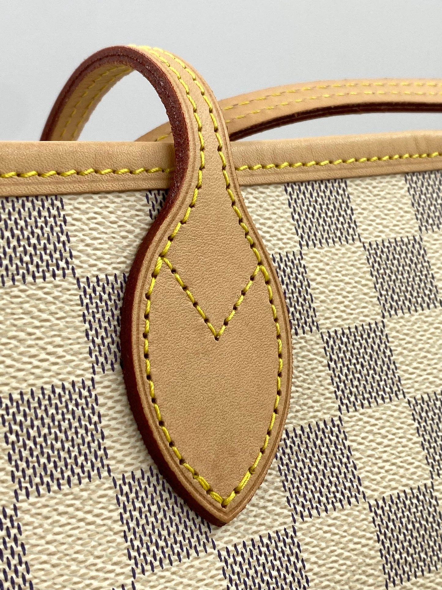 LOUIS VUITTON Neverfull GM Damier azur mit Pochette