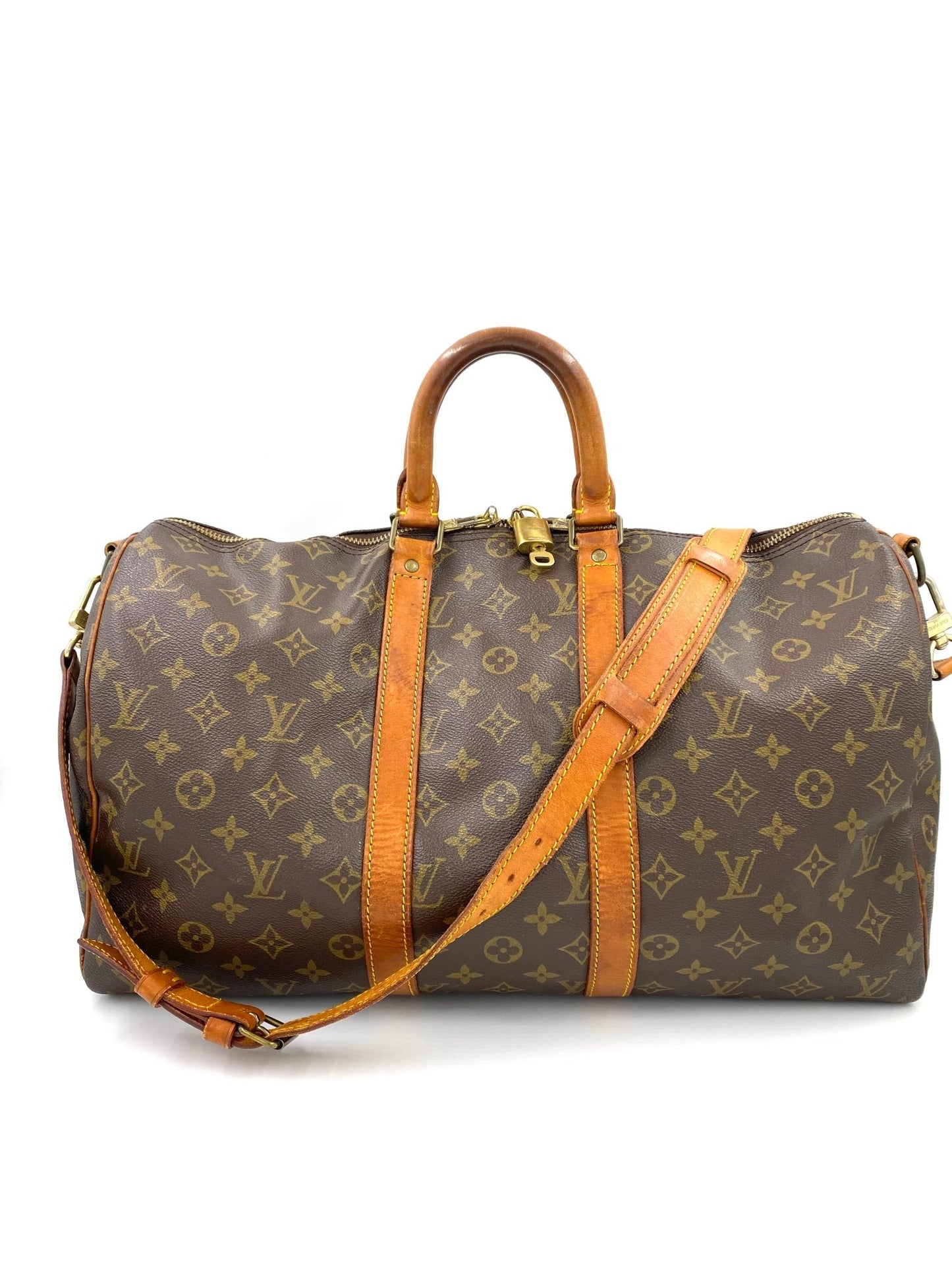 LOUIS VUITTON Keepall Bandouliere 45 Monogram Canvas - Clutch & Macarons - VI882 - Clutch & Macarons - 