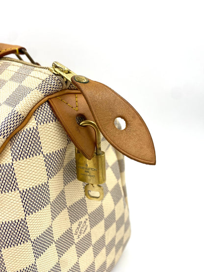 LOUIS VUITTON Speedy 30 damier azur - Clutch & Macarons - BA2192 - Clutch & Macarons - 