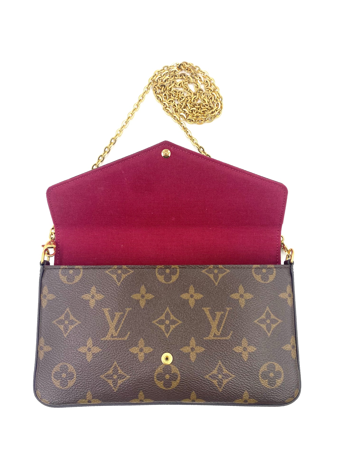 LOUIS VUITTON Pochette Felicie Monogram Canvas