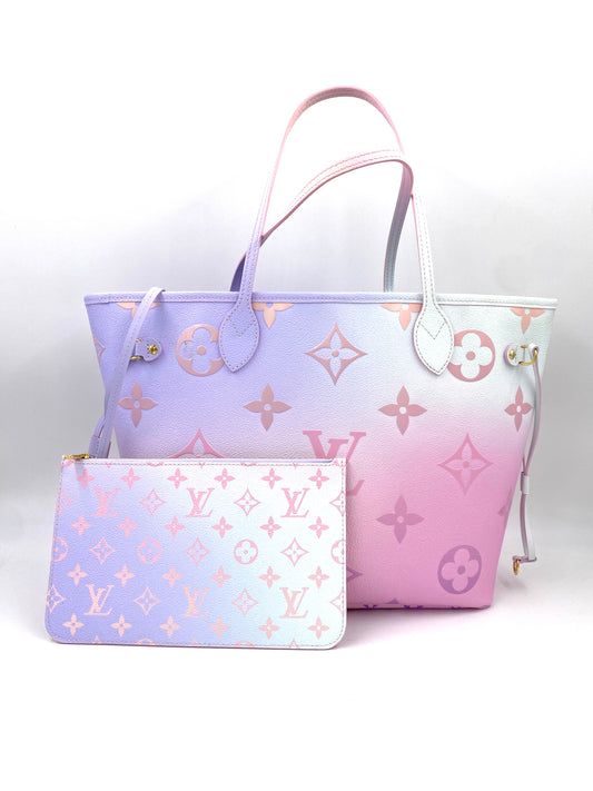 LOUIS VUITTON Neverfull MM Sunrise Pastell Monogram Empreinte