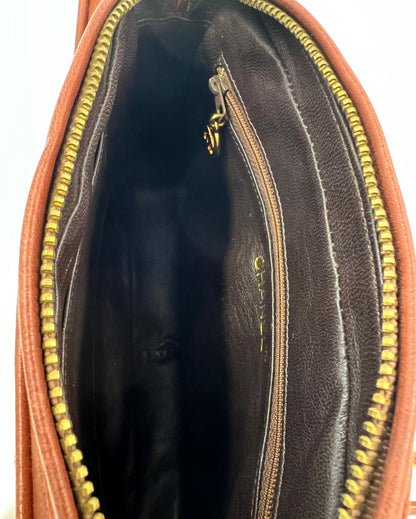 CHANEL Camera Bag Suede braun GHW