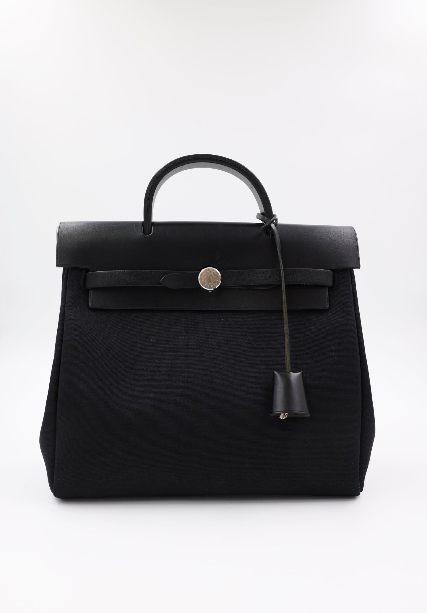 HERMÈS Herbag 31 Zip schwarz PHW