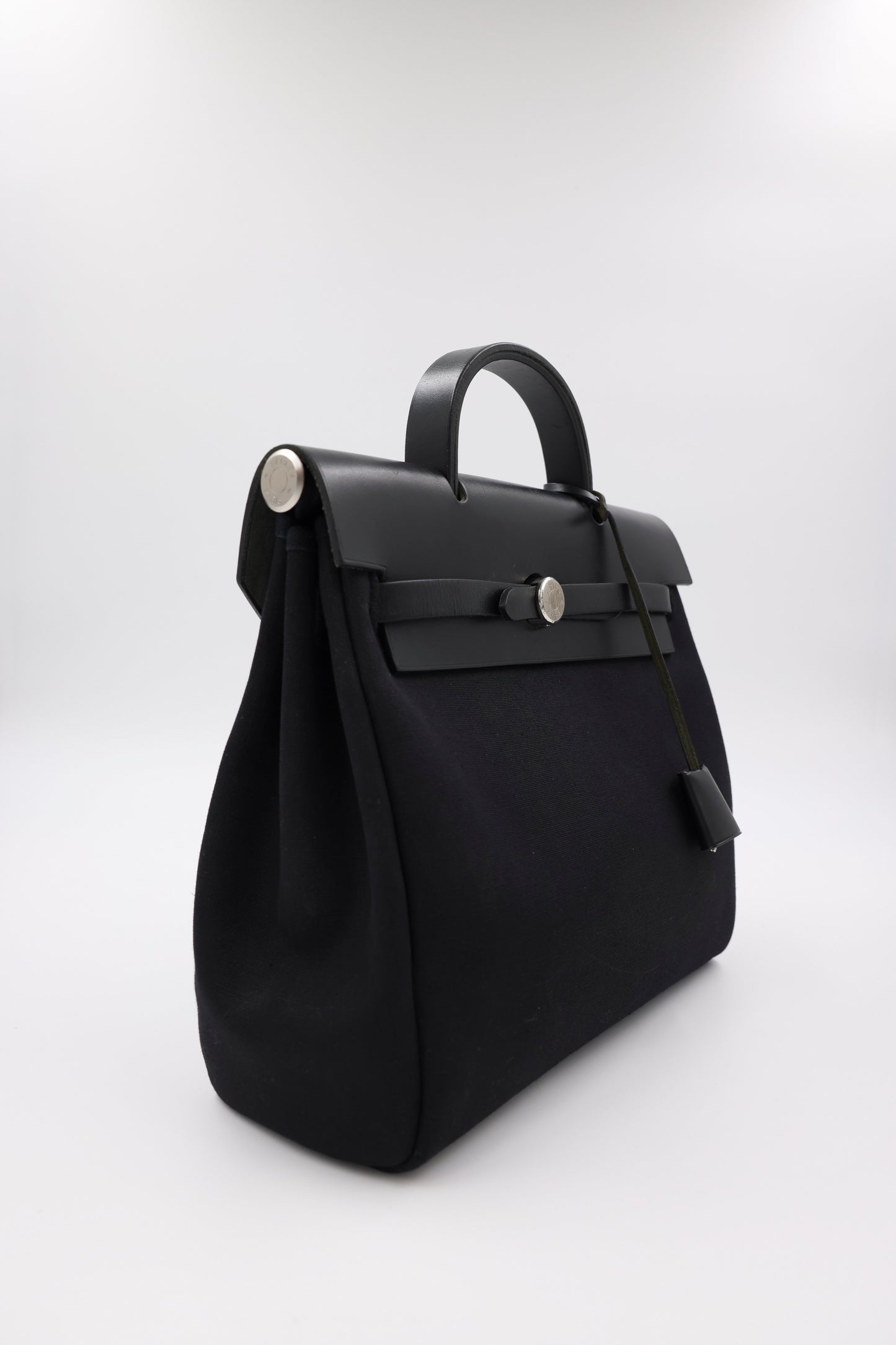 HERMÈS Herbag 31 Zip schwarz PHW