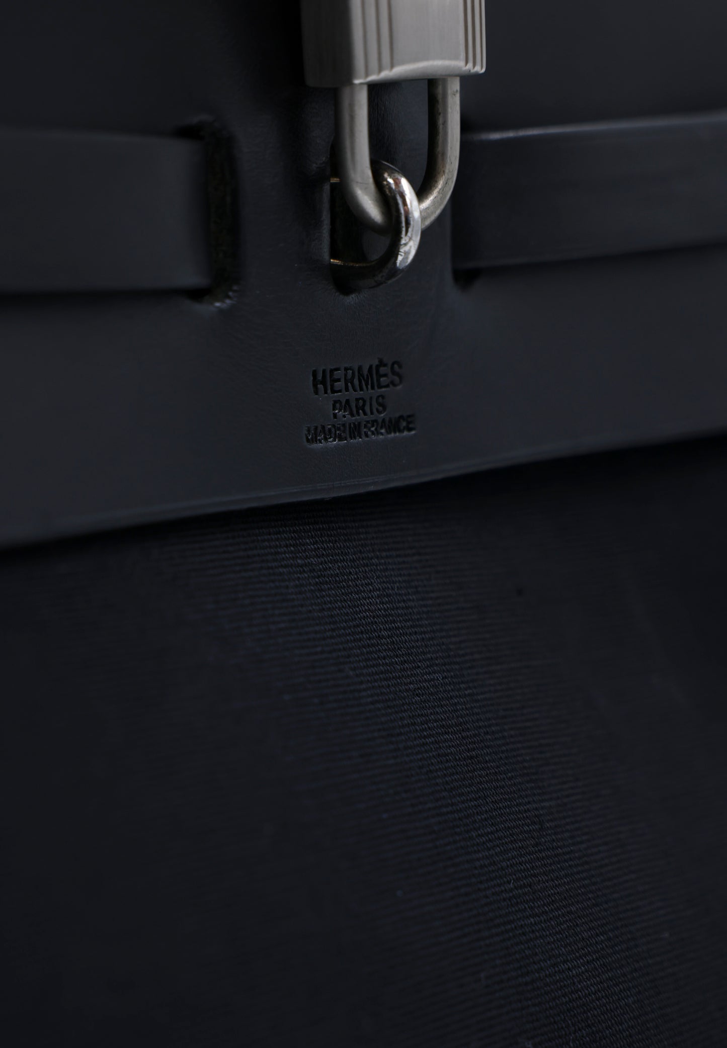 HERMÈS Herbag 31 Zip schwarz PHW