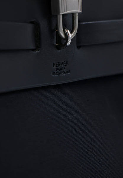 HERMÈS Herbag 31 Zip schwarz PHW