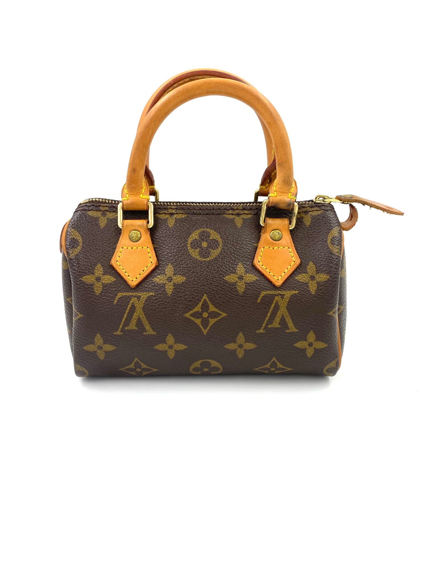 LOUIS VUITTON Nano Speedy Monogram Canvas mit Schulterriemen