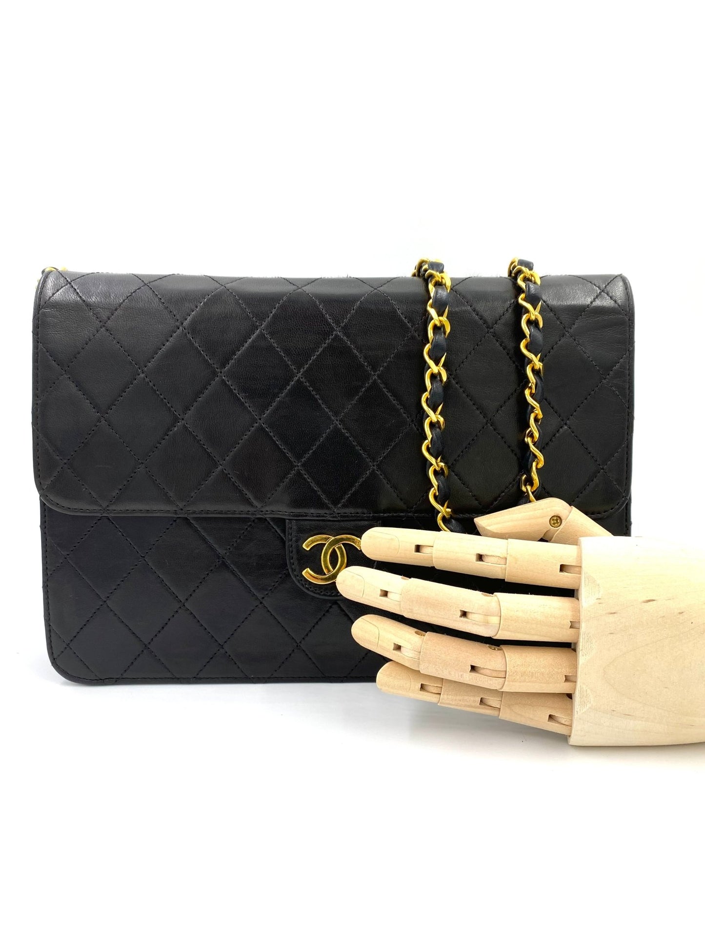 CHANEL Classic Singel Flap Bag medium schwarz - Clutch & Macarons - 4408201 - Clutch & Macarons - 