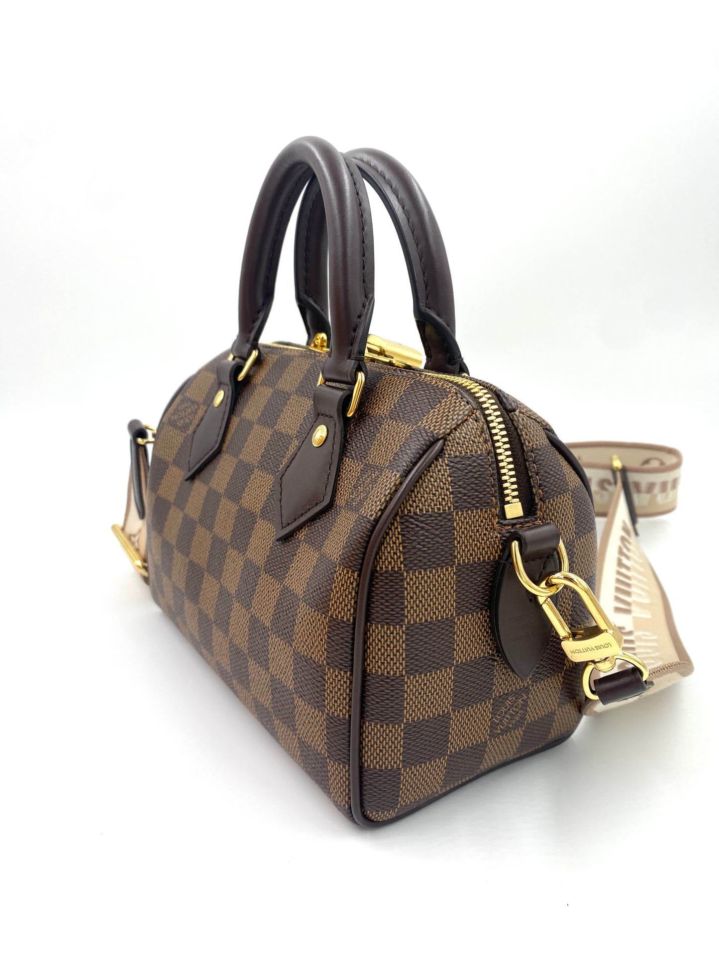 LOUIS VUITTON Speedy Bandouliere 20 Damier ebene