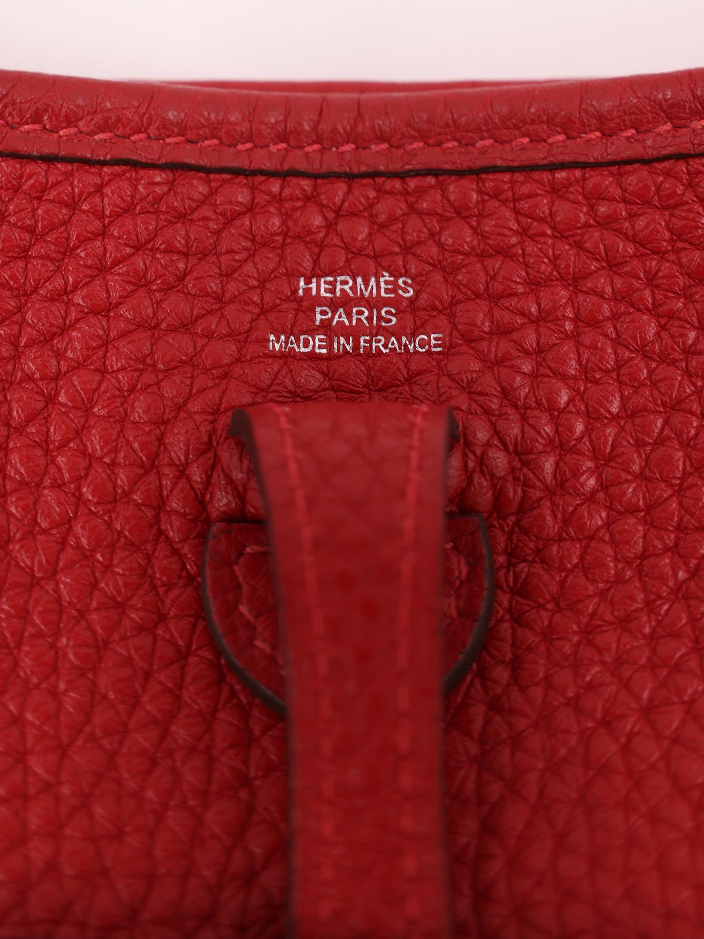 HERMÈS Evelyne 16 Clemence Rouge Grenat PHW