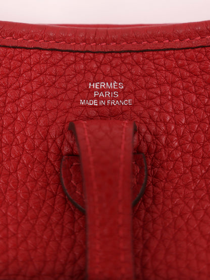 HERMÈS Evelyne 16 Clemence Rouge Grenat PHW