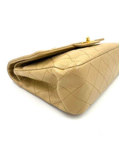 CHANEL Double Flap Bag medium beige Lammleder - Clutch & Macarons - 1480531 - Clutch & Macarons - 