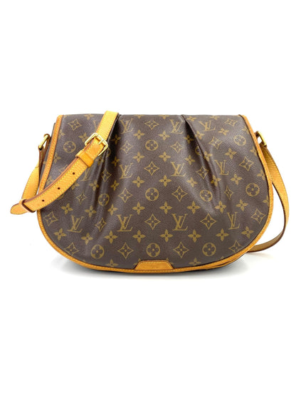 LOUIS VUITTON Menilmontant MM Monogram Cavnas - Clutch & Macarons - DU3171 - Clutch & Macarons - 