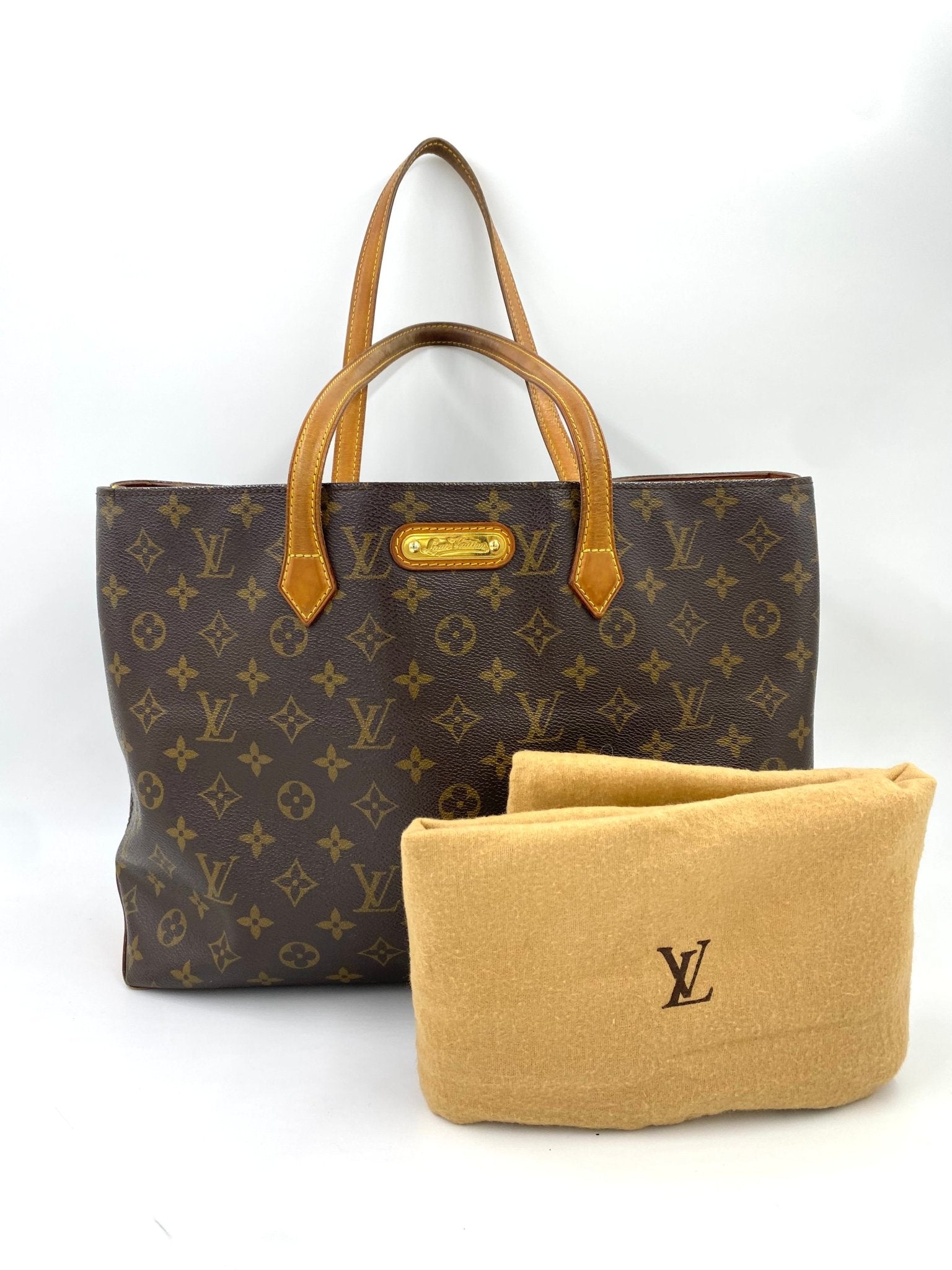 LOUIS VUITTON Wilshire MM Monogram Canvas Shopper - Clutch & Macarons - MI4150 - Clutch & Macarons - 