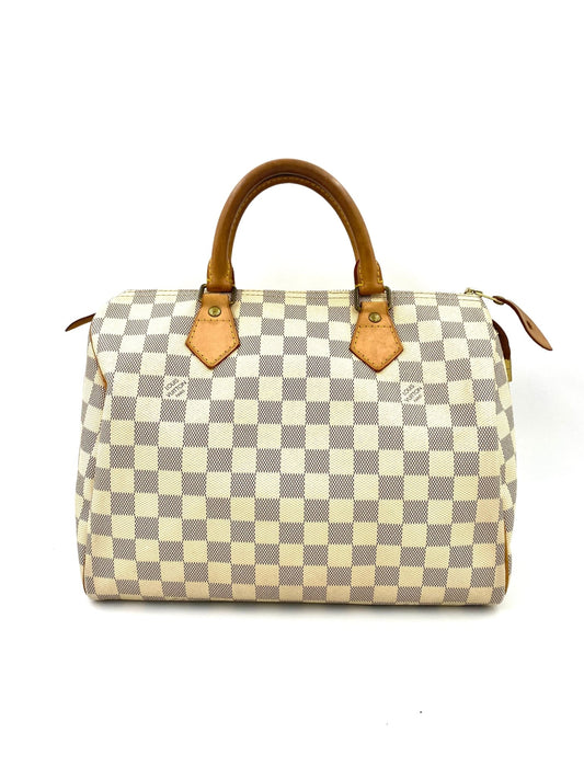 LOUIS VUITTON Speedy 30 damier azur - Clutch & Macarons - BA2192 - Clutch & Macarons - 