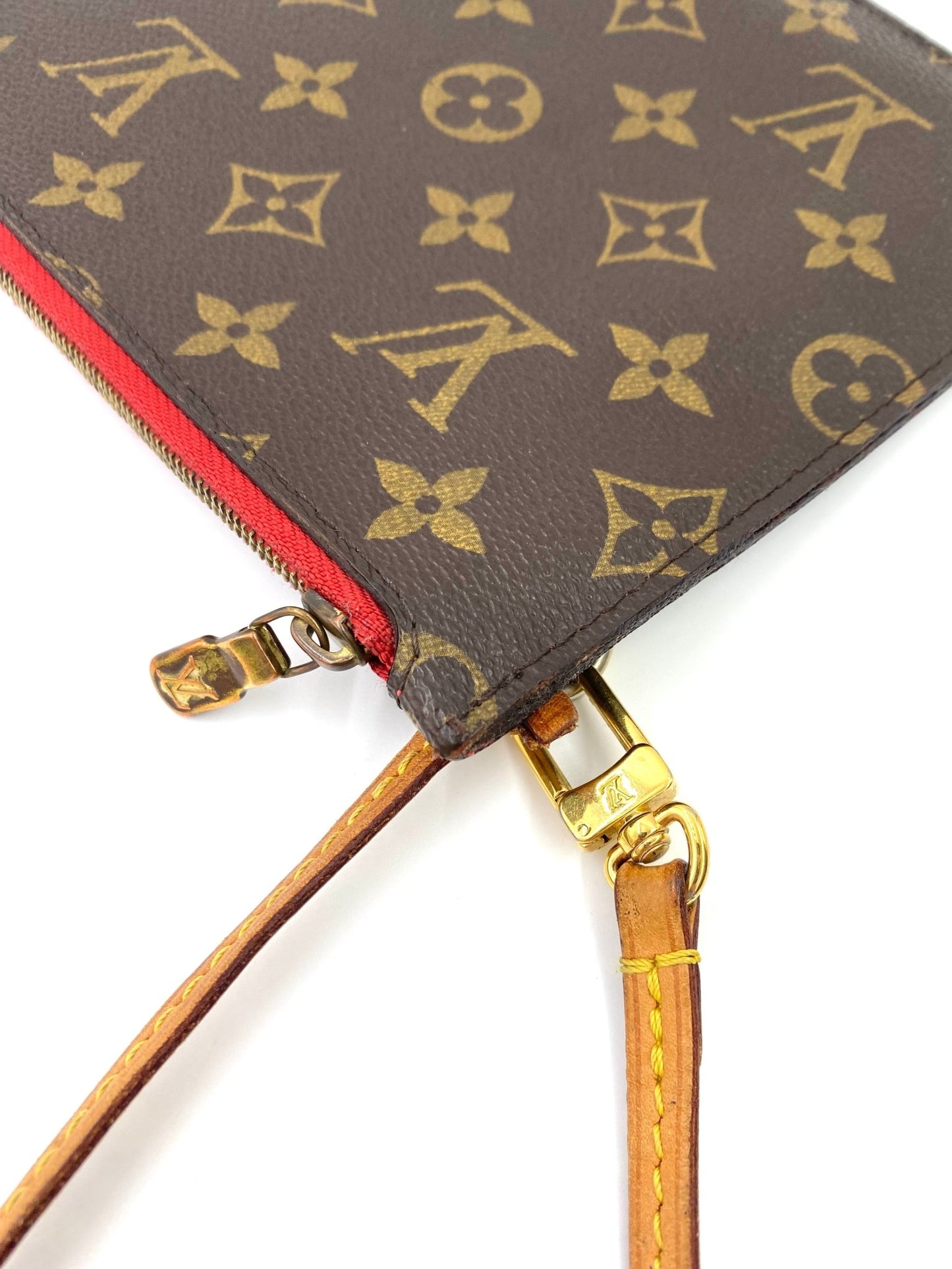 LOUIS VUITTON Neverfull MM Monogram Canvas mit Pochette Pivoine - Clutch & Macarons - CA3194 - Clutch & Macarons - 