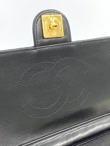 CHANEL Classic Singel Flap Bag medium schwarz