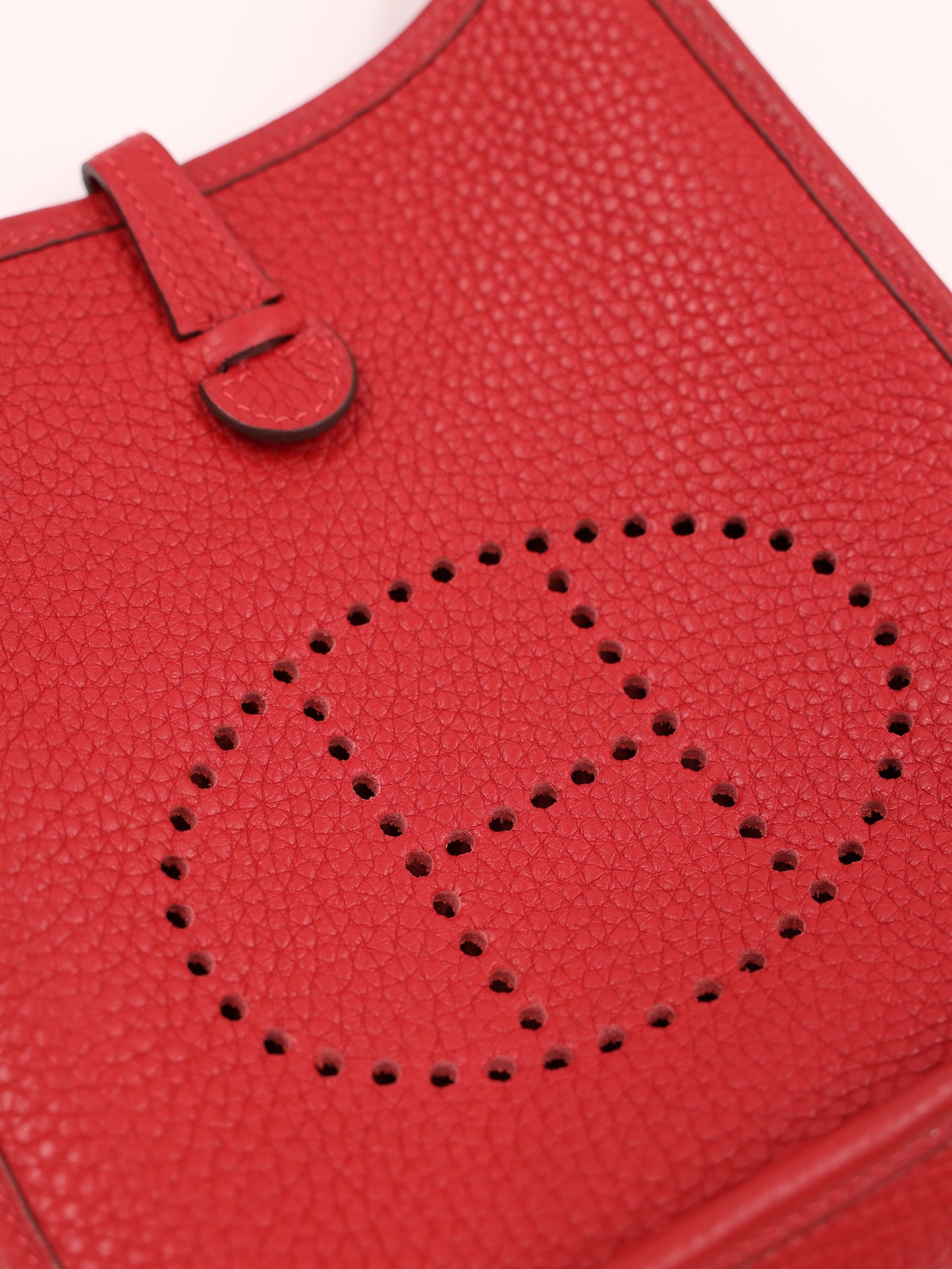 HERMÈS Evelyne 16 Clemence Rouge Grenat PHW