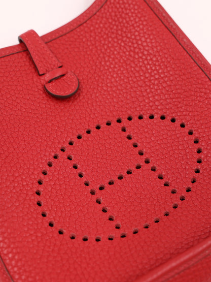 HERMÈS Evelyne 16 Clemence Rouge Grenat PHW