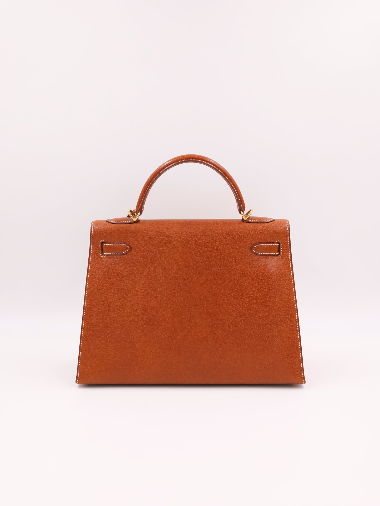 HERMÈS Kelly 32 cognac GHW