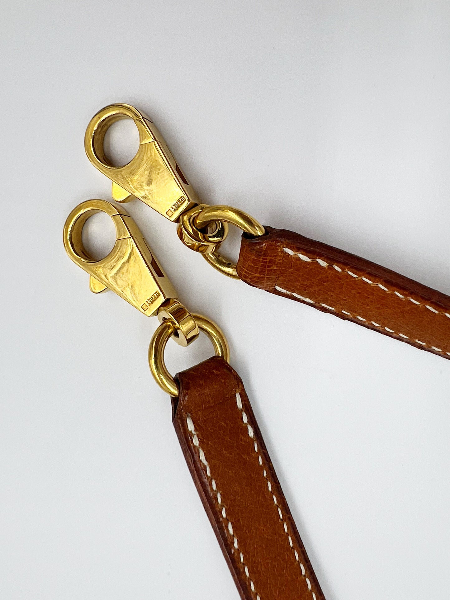 HERMÈS Kelly 32 cognac GHW
