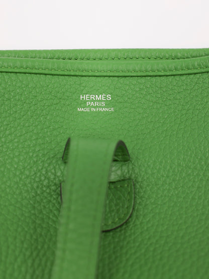 HERMÈS Evelyne 29 Vert Yucca PHW