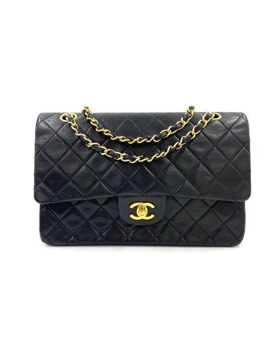 Chanel Timeless Double Flap Bag medium schwarz