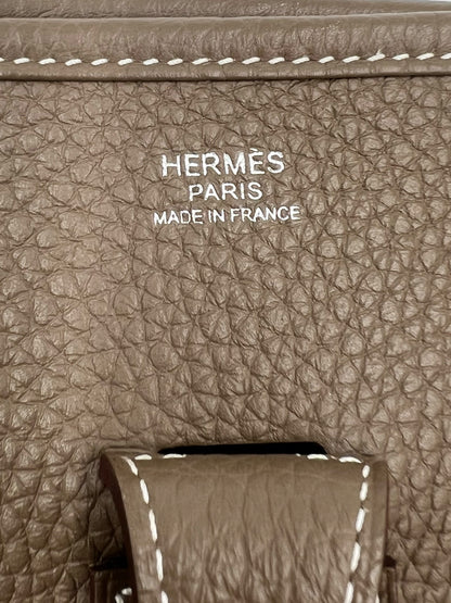 HERMÈS Evelyne 29 Clemence Etoupe PHW
